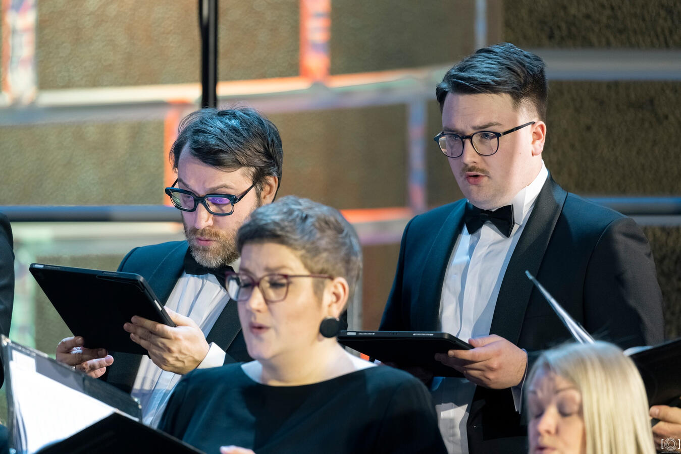 Latvian Radio Choir, Jēkabs Bernāts, 2025 Photo: Jānis Porietis